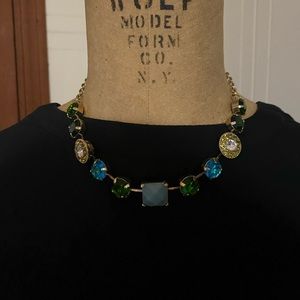 Vintage Glass Crystal Necklace